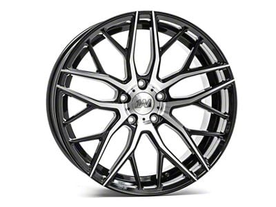 Axe Wheels ZX11 Black and Polished Face Wheel; 20x10 (11-23 RWD Charger, Excluding Widebody)