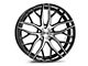 Axe Wheels ZX11 Black and Polished Face Wheel; 20x8.5 (11-23 RWD Charger, Excluding Widebody)