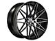 Axe Wheels ZX4 Black and Polished Face Wheel; 20x9 (11-23 AWD Charger)