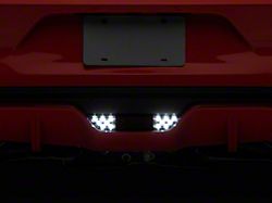 Raxiom Axial Series LED Reverse Light with Running Light and Triple Flash Brake Light; Smoked (15-17 Mustang)