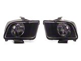 Raxiom Axial Series OEM Style Replacement Headlights; Chrome Housing; Clear Lens (05-09 Mustang w/ Factory Halogen Headlights, Excluding GT500)