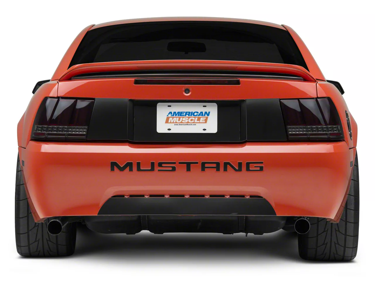 Mustang Sequential LED Tail Lights; Black Housing; Red Smoked Lens
