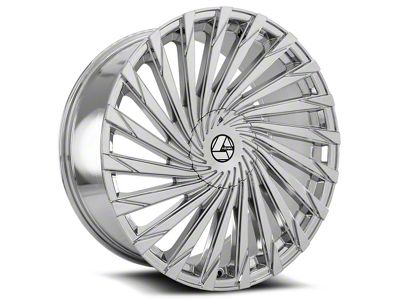 Azara AZA-501 Nano Chrome Wheel; 22x8.5; 38mm Offset (16-24 Camaro, Excluding SS w/ 6-Piston Front Calipers & ZL1)