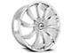 Azara AZA-507 Chrome Wheel; 22x8.5; 38mm Offset (16-24 Camaro, Excluding SS w/ 6-Piston Front Calipers & ZL1)