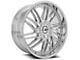 Azara AZA-509 Nano Chrome Wheel; Rear Only; 22x9.5; 15mm Offset (16-24 Camaro)