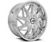 Azara AZA-510 Chrome Wheel; Rear Only; 24x9; 18mm Offset (16-24 Camaro, Excluding SS w/ 6-Piston Front Calipers & ZL1)