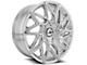 Azara AZA-511 Chrome Wheel; Rear Only; 22x9.5; 15mm Offset (16-24 Camaro)