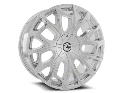 Azara AZA-512 Chrome Wheel; 22x8.5; 38mm Offset (16-24 Camaro, Excluding SS w/ 6-Piston Front Calipers & ZL1)