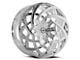 Azara AZA-521 Nano Chrome Wheel; Rear Only; 22x9.5; 15mm Offset (10-15 Camaro)