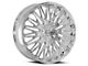 Azara AZA-522 Nano Chrome Wheel; Rear Only; 22x9.5; 15mm Offset (16-24 Camaro)