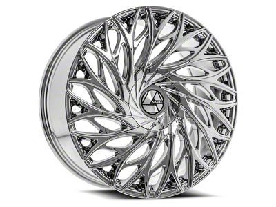 Azara AZA-525 Nano Chrome Wheel; 18x8; 35mm Offset (16-24 Camaro, Excluding SS w/ 6-Piston Front Calipers & ZL1)