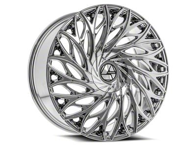 Azara AZA-525 Nano Chrome Wheel; 18x8; 35mm Offset (10-15 Camaro, Excluding ZL1)