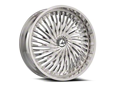 Azara AZA-526 Nano Chrome Wheel; 18x8; 35mm Offset (16-24 Camaro, Excluding SS w/ 6-Piston Front Calipers & ZL1)