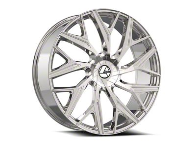 Azara AZA-527 Nano Chrome Wheel; 18x8; 35mm Offset (16-24 Camaro, Excluding SS w/ 6-Piston Front Calipers & ZL1)