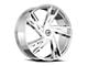 Azara AZA-529 Nano Chrome Wheel; 20x8.5; 35mm Offset (16-24 Camaro, Excluding SS w/ 6-Piston Front Calipers & ZL1)