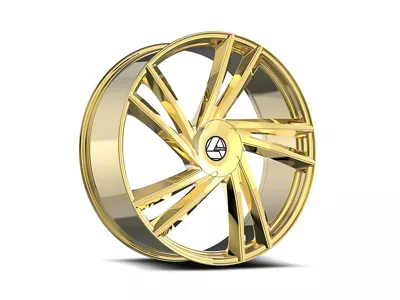 Azara AZA-529 Nano Gold Wheel; 22x8.5; 38mm Offset (10-15 Camaro, Excluding ZL1)