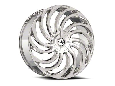 Azara AZA-534 Nano Chrome Wheel; Rear Only; 22x9.5; 15mm Offset (16-24 Camaro)