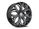 Azara AZA-541 Gloss Black Wheel; 18x8; 35mm Offset (16-24 Camaro, Excluding SS w/ 6-Piston Front Calipers & ZL1)