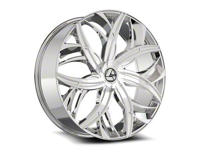 Azara AZA-541 Nano Chrome Wheel; 20x8.5; 35mm Offset (16-24 Camaro, Excluding SS w/ 6-Piston Front Calipers & ZL1)