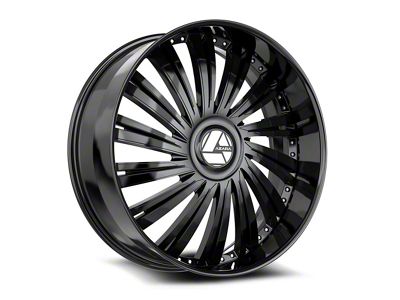 Azara AZX-102 Gloss Black Wheel; 18x8; 35mm Offset (16-24 Camaro, Excluding SS w/ 6-Piston Front Calipers & ZL1)