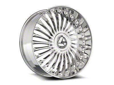 Azara AZX-103 Nano Chrome Wheel; 20x8.5; 35mm Offset (16-24 Camaro, Excluding SS w/ 6-Piston Front Calipers & ZL1)