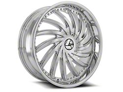 Azara AZA-508 Chrome Wheel; Rear Only; 28x9.5; 15mm Offset (08-23 RWD Challenger, Excluding SRT Hellcat & Widebody)