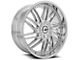 Azara AZA-509 Nano Chrome Wheel; Rear Only; 22x9.5; 15mm Offset (08-23 RWD Challenger, Excluding SRT Hellcat & Widebody)