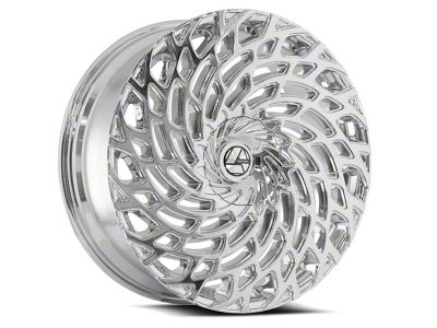 Azara AZA-523 Chrome Wheel; Rear Only; 26x9.5; 32mm Offset (06-10 Charger, Excluding SRT8)