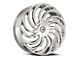 Azara AZA-534 Nano Chrome Wheel; Rear Only; 22x9.5; 15mm Offset (06-10 Charger)