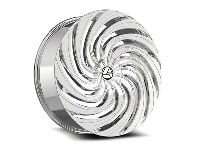 Azara AZA-535 Nano Chrome Wheel; Rear Only; 22x9.5; 15mm Offset (06-10 Charger)