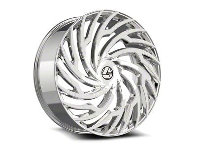 Azara AZA-536 Nano Chrome Wheel; Rear Only; 24x9; 15mm Offset (06-10 Charger)