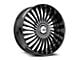 Azara AZX-103 Gloss Black Wheel; Rear Only; 24x9; 15mm Offset (06-10 Charger)