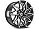 Azara AZA-511 Gloss Black and Machined Wheel; 20x8.5; 35mm Offset (94-98 Mustang)