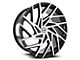 Azara AZA-518 Gloss Black and Machined Wheel; 20x8.5; 35mm Offset (99-04 Mustang)