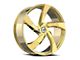 Azara AZA-524 Gold Wheel; 18x8; 35mm Offset (99-04 Mustang GT, V6)