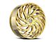 Azara AZA-531 Gold Wheel; Rear Only; 22x8.5; 38mm Offset (99-04 Mustang GT, V6)