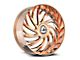 Azara AZX-101 Nano Rose Gold Wheel; Rear Only; 22x8.5; 38mm Offset (99-04 Mustang GT, V6)