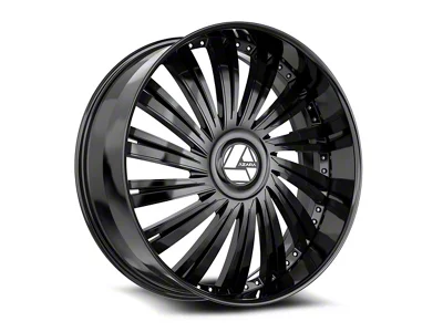 Azara AZX-102 Gloss Black Wheel; 18x8; 35mm Offset (10-14 Mustang GT w/o Performance Pack, V6)