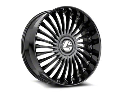 Azara AZX-103 Gloss Black Wheel; 20x8.5; 35mm Offset (24-25 Mustang)