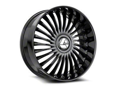 Azara AZX-103 Gloss Black Wheel; 20x8.5; 35mm Offset (15-23 Mustang GT w/o Performance Pack, EcoBoost, V6)