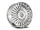 Azara AZX-103 Nano Chrome Wheel; 18x8; 35mm Offset (99-04 Mustang GT, V6)