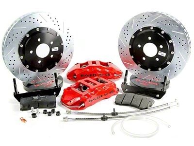 Baer Extreme+ Front Big Brake Kit with 14-Inch Rotors; Black Calipers (93-97 Camaro w/ 98-02 Spindles; 98-02 Camaro)