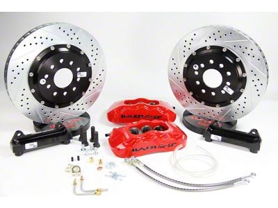 Baer Pro+ Front Big Brake Kit with 13-Inch Rotors; Black Calipers (93-97 Camaro w/ 98-02 Spindles; 98-02 Camaro)