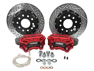 Baer SS4+ Deep Stage Front Big Brake Kit with 11-Inch Rotors; Clear Calipers (98-02 Camaro)