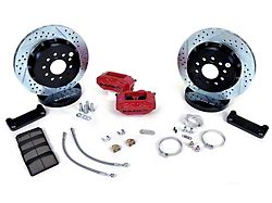 Baer SS4+ Rear Big Brake Kit with 13-Inch Rotors; Black Calipers (98-02 Camaro w/ OE C-Clip Rear End)