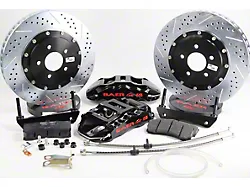 Baer Extreme+ Front Big Brake Kit with 15-Inch Rotors; Black Calipers (12-23 Charger, Excluding SRT8)