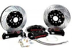 Baer Pro+ Front Big Brake Kit with 14-Inch Rotors; Black Calipers (12-23 Charger, Excluding SRT8)