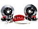 Baer Extreme+ Front 5-Lug Big Brake Kit with 14-Inch Rotors; Black Calipers (79-93 Mustang w/ OE V8 Spindles)