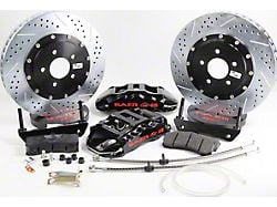 Baer Extreme+ Front Big Brake Kit with 14-Inch Rotors; Black Calipers (94-04 Mustang)