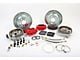 Baer SS4 Rear 4-Lug Big Brake Kit with 12-Inch Rotors; Fire Red Calipers (79-92 Mustang)